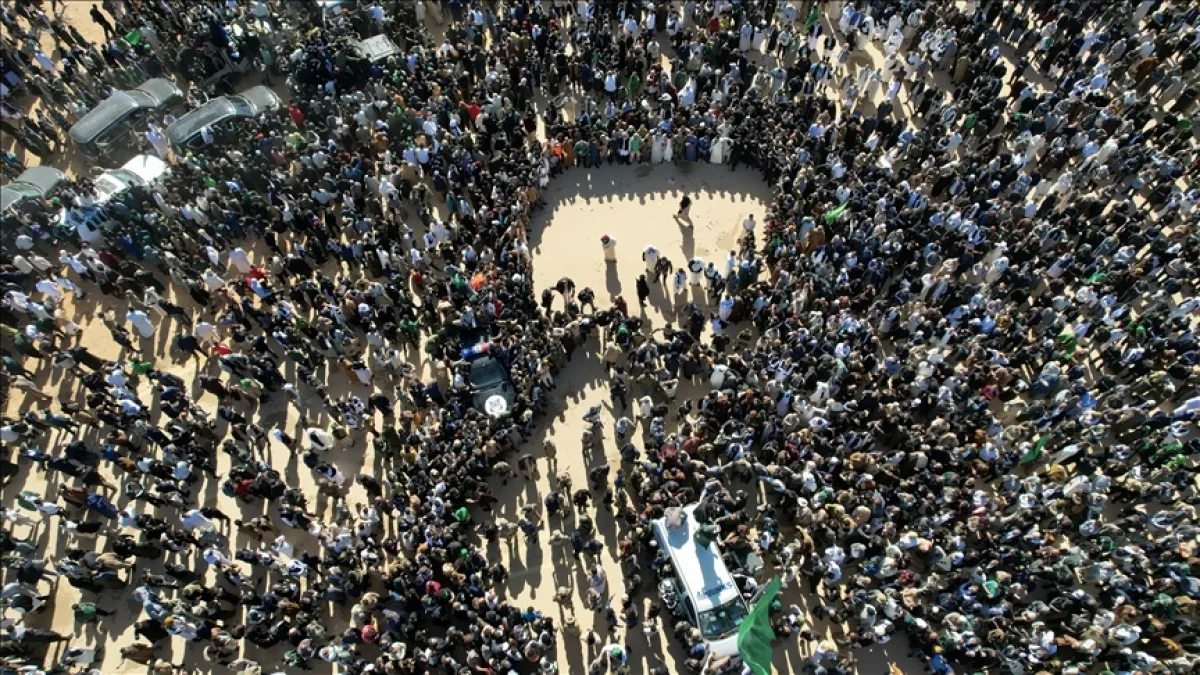 تشييع جثمان سيف الإسلام القذافي غربي ليبيا